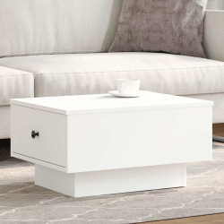 Mesa de centro 60x45x31 cm derivados de madeira branco