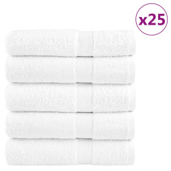 Toalhas de banho premium solund 25pcs 70x140 cm 600 gsm branco