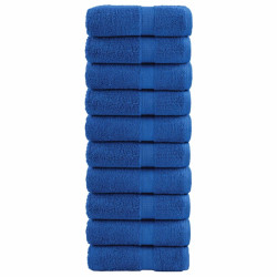 Toalhas de bidé premium solund 10 pcs 30x50 cm 600 gsm azul