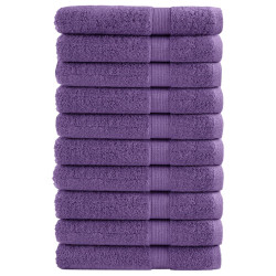 Toalhas de sauna premium solund 10 pcs 80x200 cm 600 gsm roxo