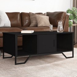 Mesa de centro 100x51x40 cm derivados de madeira preto