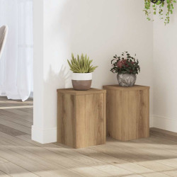 Suportes p/ plantas 2 pcs 20x20x30 cm derivados madeira
