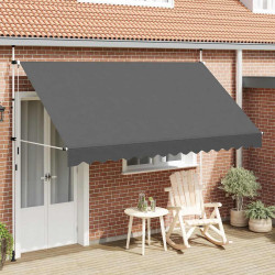 Toldo retrátil manual 350 cm antracite