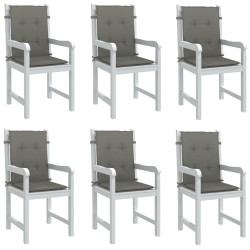 Almofadões lombares cadeiras 6pcs 100x50x4 cm mesclado tecido