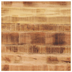 Tampo de mesa quadrado 80x80x1,5 cm mangueira áspera maciça