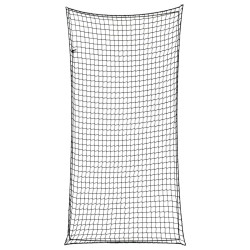 Rede para reboque com corda elástica 7x3,5 m PP preto
