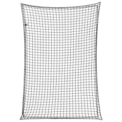 Rede para reboque com corda elástica 5x3,5 m PP preto