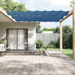Toldo vertical 140x1000 cm tecido oxford azul