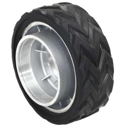 Roda para roda jóquei ø19,5x10 cm alumínio e borracha