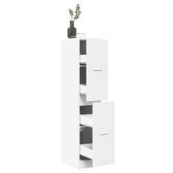 Armário de boticário branco 30x41x144,5 cm madeira engenheirada