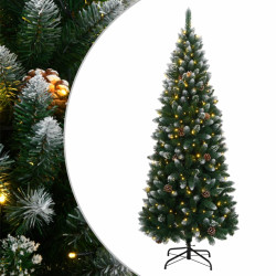 Árvore de natal artificial com 300 luzes LED 180 cm