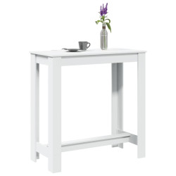 Mesa de bar 102x50x103,5 cm derivados de madeira branco