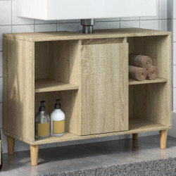 Armário p/ casa banho 80x33x60cm deriv. madeira carvalho sonoma