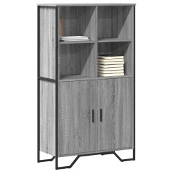 Armário alto 79,5x35,5x137,5 cm deriv. madeira cinzento sonoma