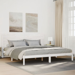 Cama extra longa sem colchão 180x210 cm madeira maciça