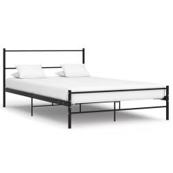 Estrutura de cama 120x200 cm metal preto