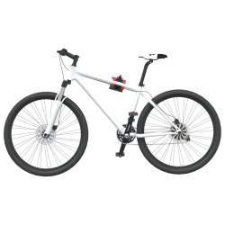 Suporte p/ reparar bicicletas de parede aço vermelho/azul