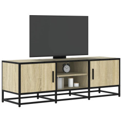 Móvel p/ TV 120x35x41 cm deriv. madeira/metal carvalho sonoma