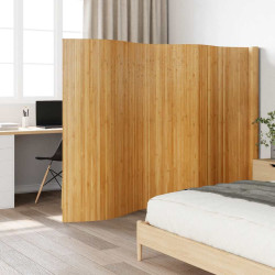 Divisória largura 800 cm altura 165 cm bambu cor natural