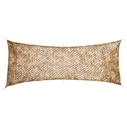 Rede de camuflagem com saco de arrumação 525x205 cm areia