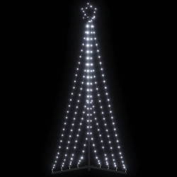 LED árvore de natal 339 leds branco frio 182 cm