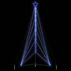 LED árvore de natal 615 leds azul 404,5 cm