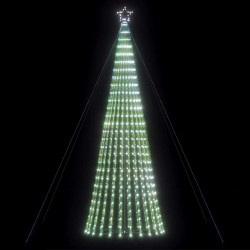 LED árvore de natal 1028 leds branco frio 403 cm