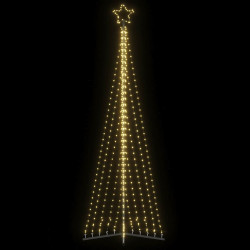 LED árvore de natal 495 leds branco quente 300,5 cm
