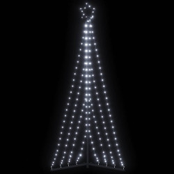 LED árvore de natal 339 leds branco frio 187 cm