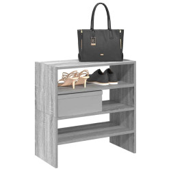 Sapateiras 2 pcs empilháveis 60x30x30,5 cm cinzento sonoma