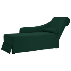 Chaise lounge c/ reforço/apoio de braços direito veludo