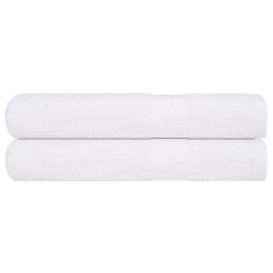 Toalhas frogn 2 pcs 100x200 cm 360 g/m² branco