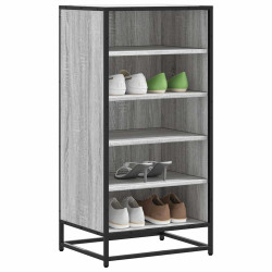 Sapateira 48x38x97,5 cm derivados de madeira cinzento sonoma