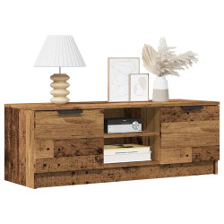 Móvel TV madeira antiga 102x35x36,5 cm madeira trabalhada
