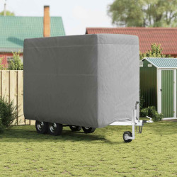 Capa atrelado cavalo 334x148x230 cm tecido não tecido cinzento