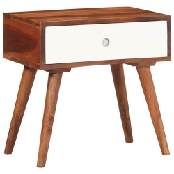 Mesa de apoio 45x30x45 cm madeira de acácia maciça