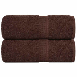 Toalhas de bidé frogn 2 pcs 30x50 cm 360 g/m² castanho