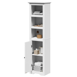 Armário de casa de banho bodo 44x30x160 cm branco