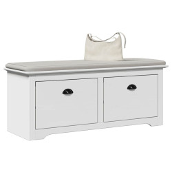 Banco de corredor bodo 114x40x45 cm branco