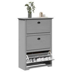 Sapateira bodo 80x35x118 cm cinzento