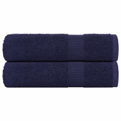 Toalhas banho frogn 2pcs 100x150 cm 360 g/m² azul marinho