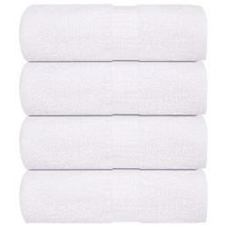 Toalhas de bidé frogn 4 pcs 30x50 cm 360 g/m² branco