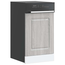 Painel máquina lavar louça kalmar 45x1,5x57 cm cinzento sonoma