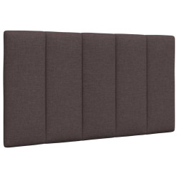 Almofadão de cabeceira hanko 90 cm tecido castanho-escuro