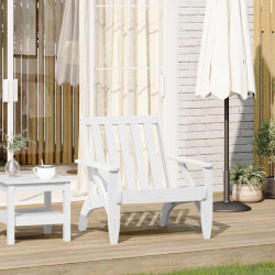 Cadeira de jardim adirondack 75x77x77 cm pinho maciça branco