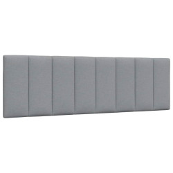 Almofadão de cabeceira hanko 160 cm tecido cinzento-claro