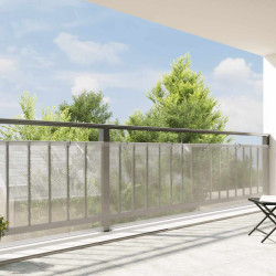 Encerado transparente com ilhós 1x10 m polietileno