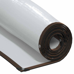 Encerado transparente com ilhós 1x4 m polietileno