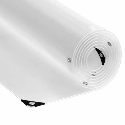 Encerado transparente com ilhós 6x8 m PVC