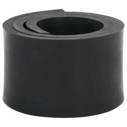 Borda de borracha para arado de neve preto 80x10x1 cm